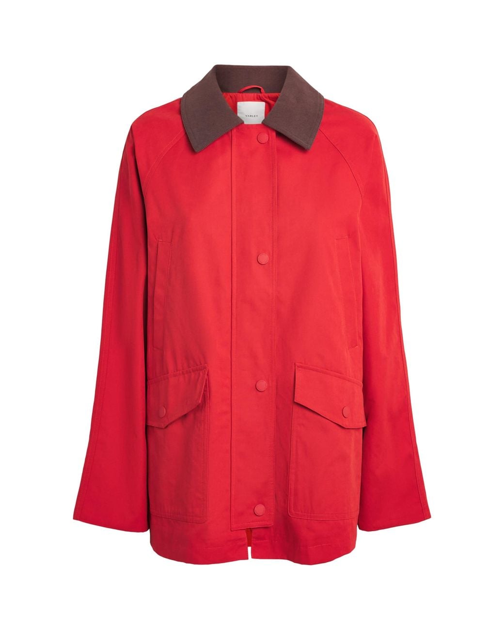 Varley Red Rylan Parka Jacket
