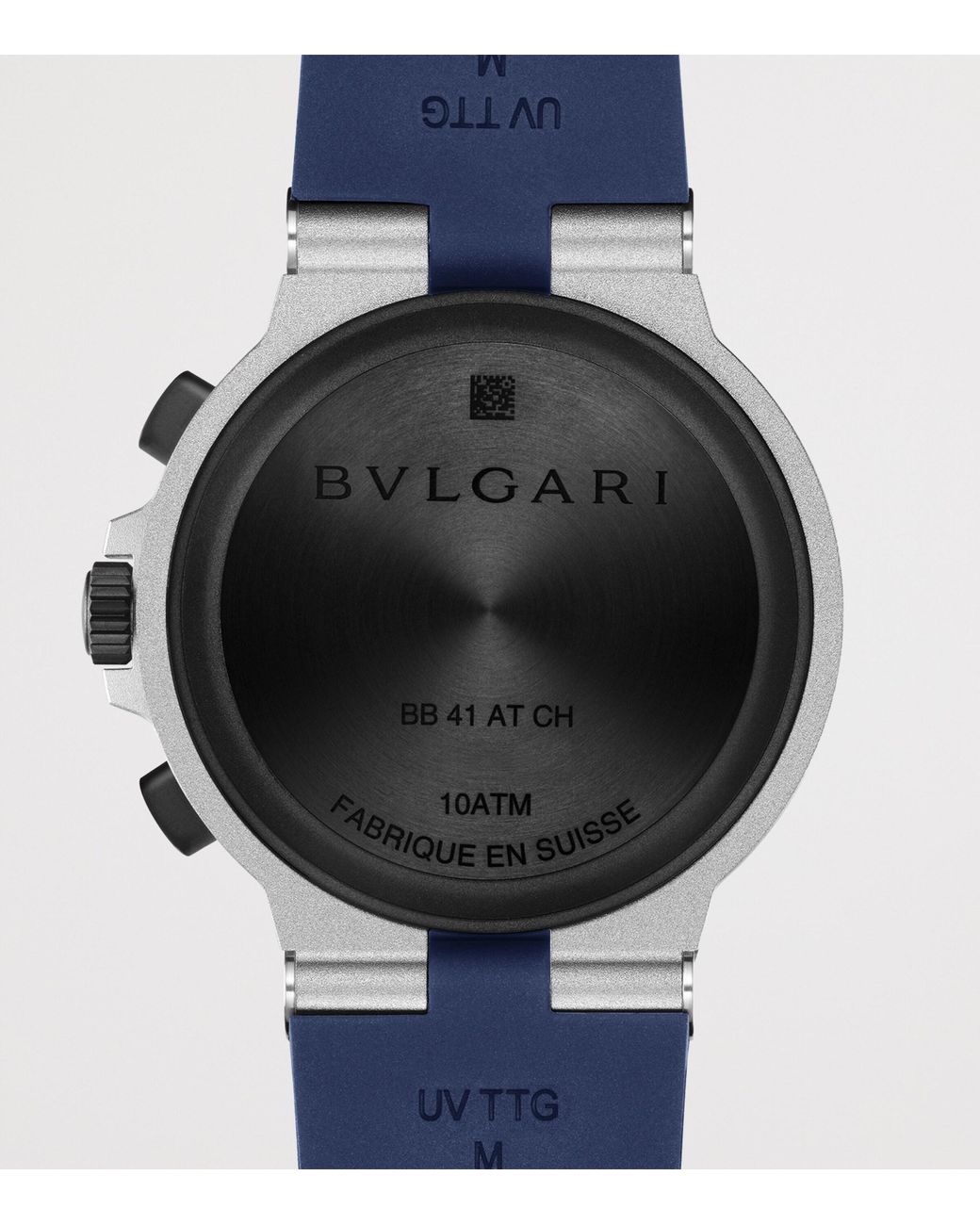 BVLGARI Blue Aluminium Watch for men