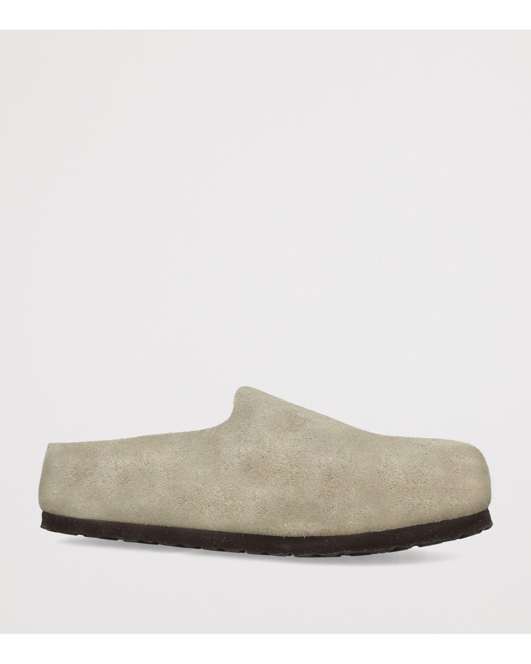Birkenstock Gray Suede Amsterdam Wrapped Clogs for men