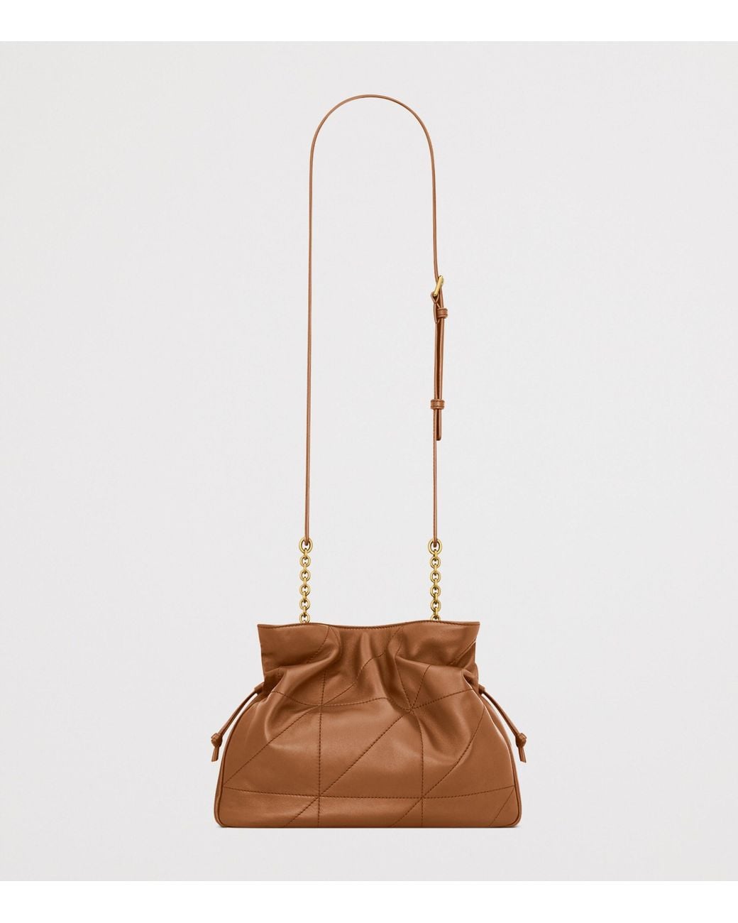 Saint Laurent Brown Leather Jamie Shoulder Bag