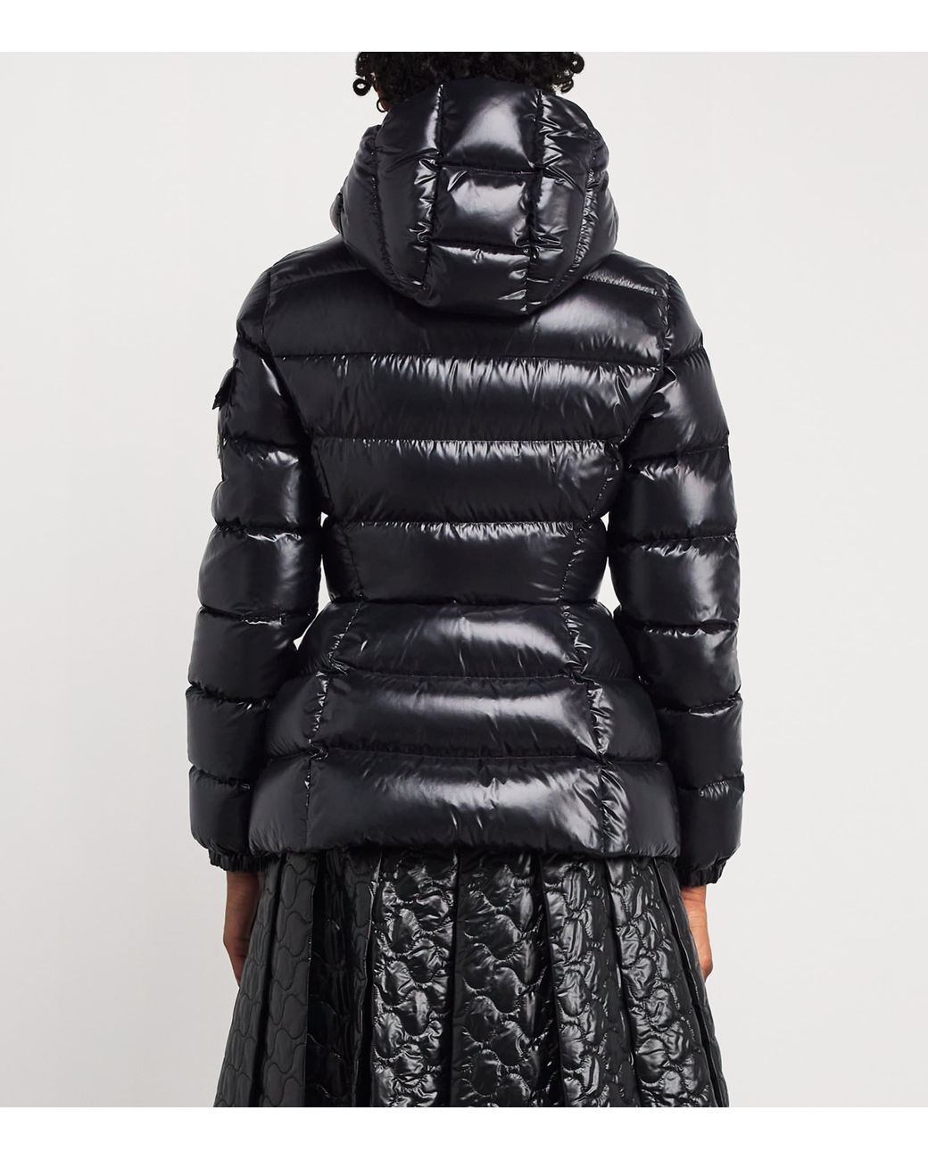 Moncler Black Down Hooded Barante Jacket