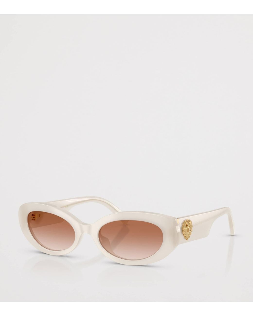 Dolce & Gabbana Pink Oval Sunglasses