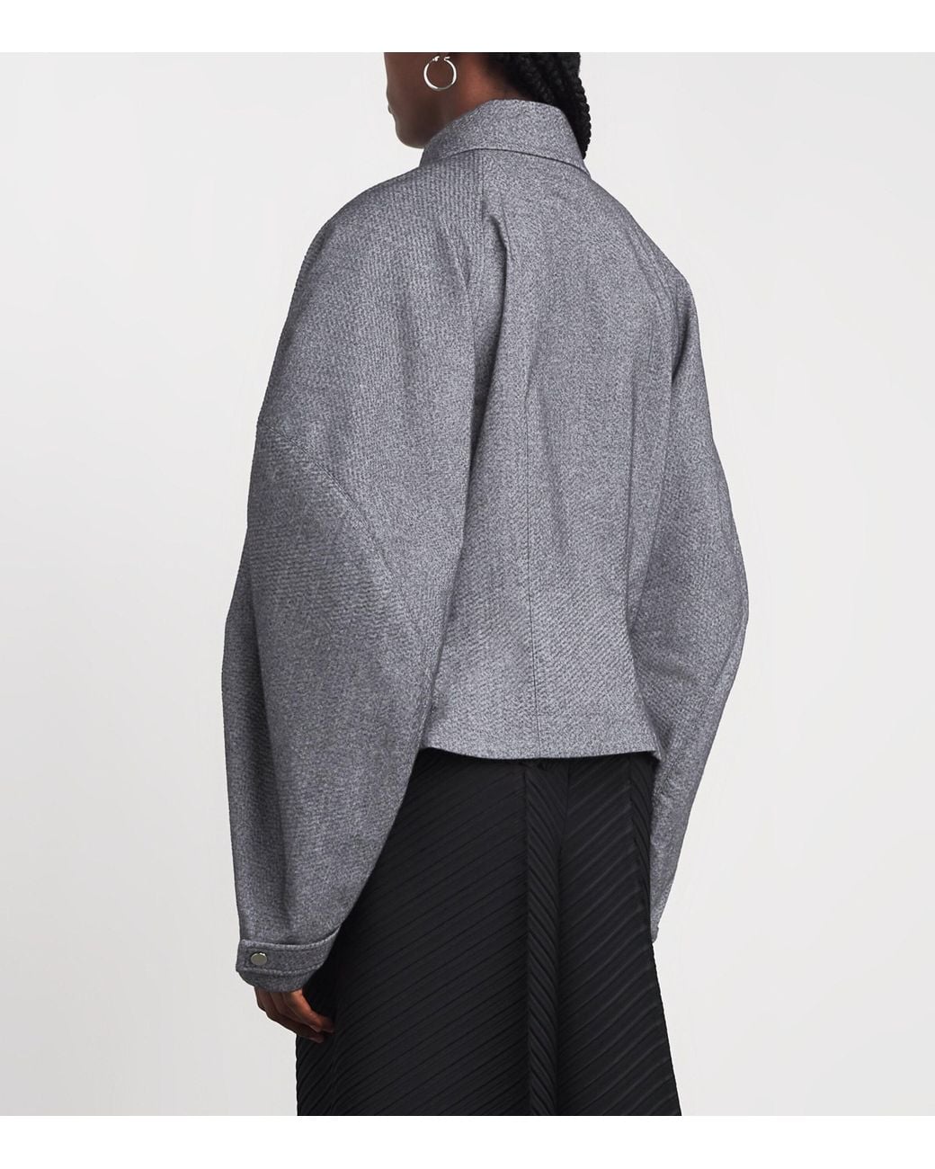 Issey Miyake Blue Textured Reflection Jacket