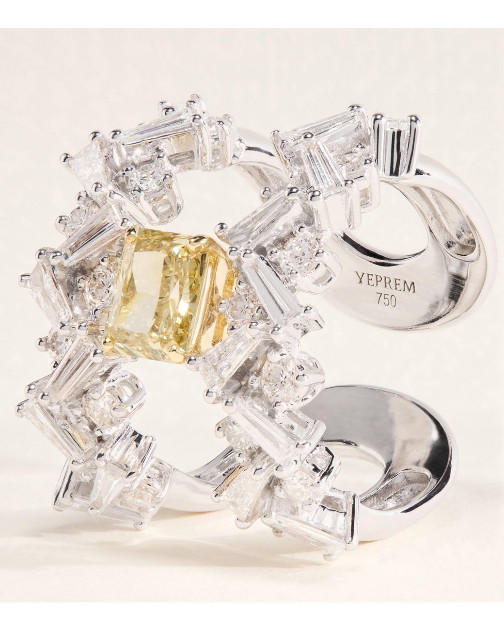 YEPREM Natural And Diamond Reign Supreme Ring
