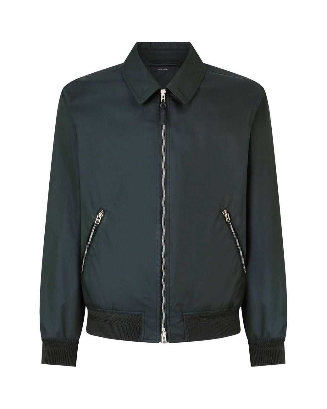 Tom Ford Green Cotton Bomber Jacket for men