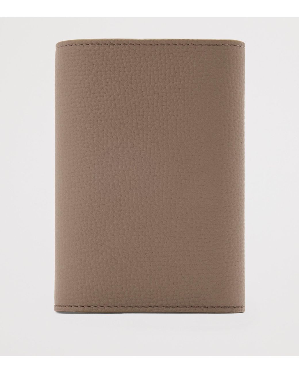 Loewe Brown Anagram Small Vertical Leather Wallet