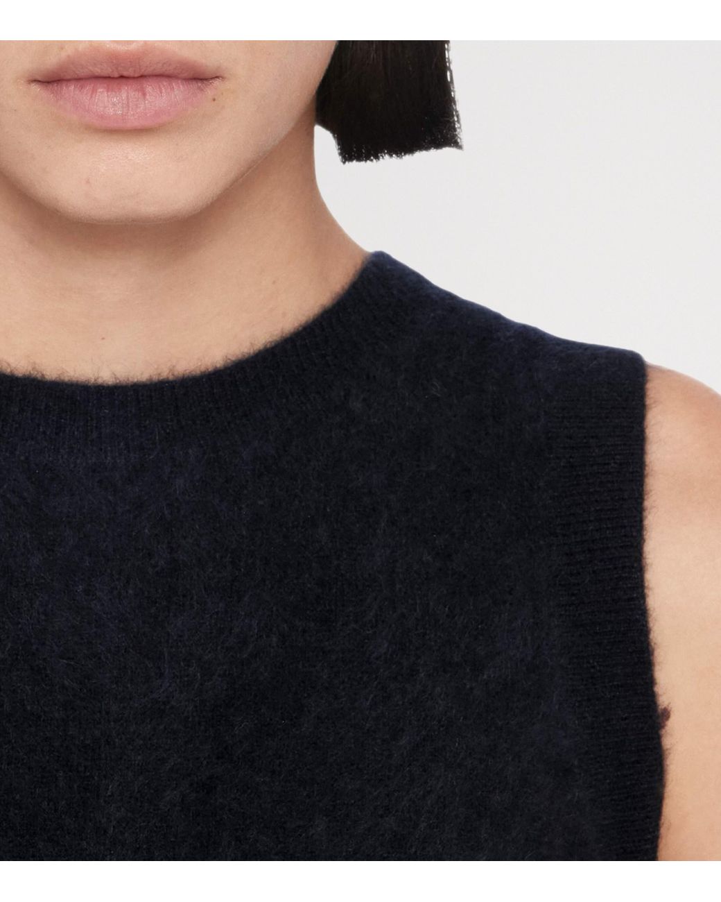 AllSaints Blue Cashmere Ada Tank Top