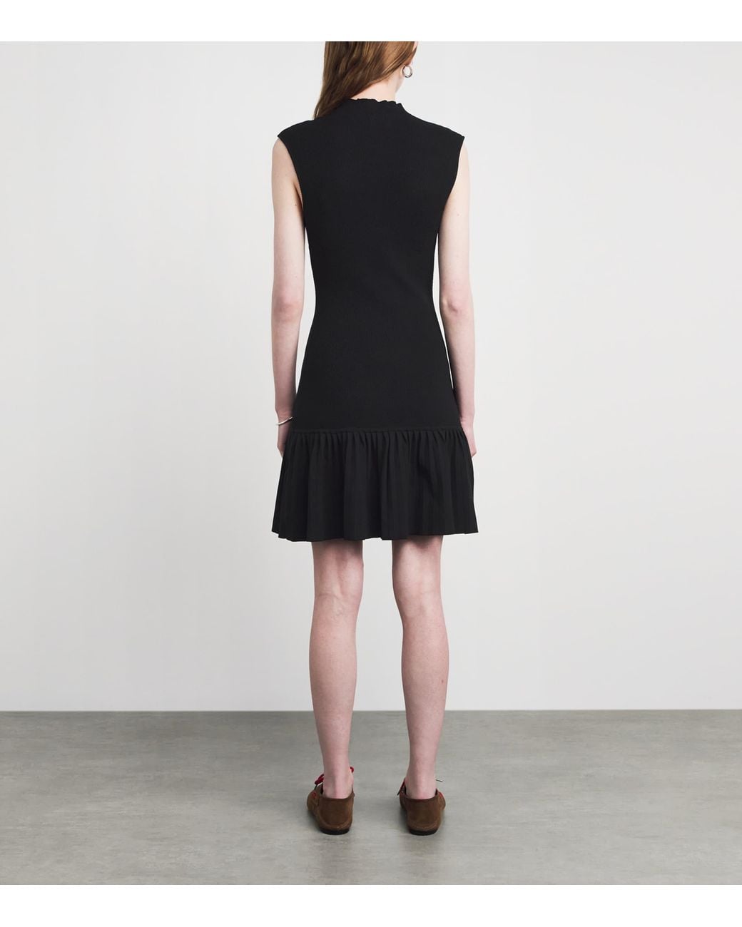 Claudie Pierlot Black Knitted Mini Dress