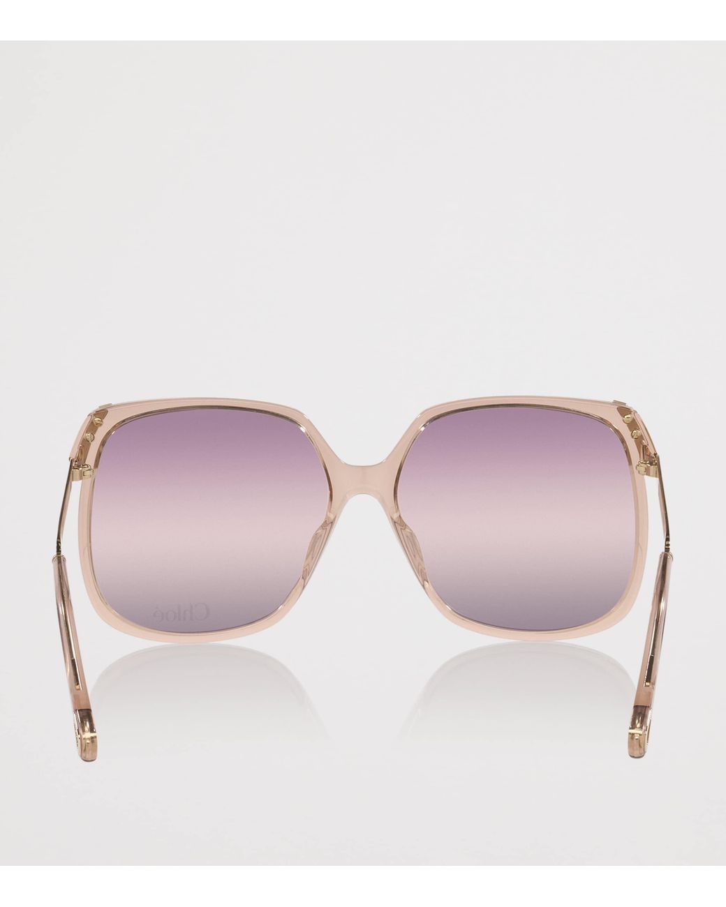 Chloé Purple Ch0286S Rectangle Sunglasses