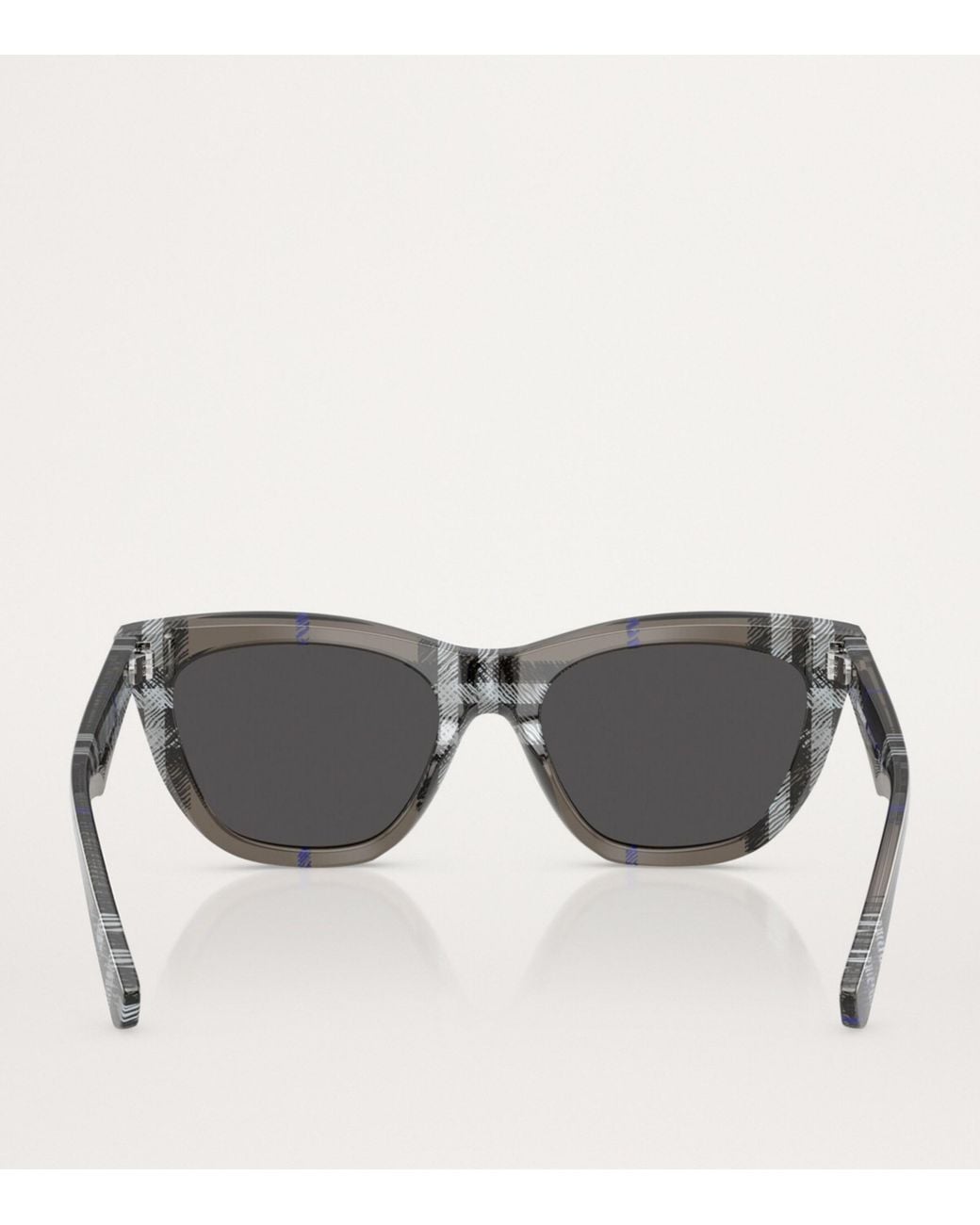 Burberry Gray Acetate Square Sunglasses