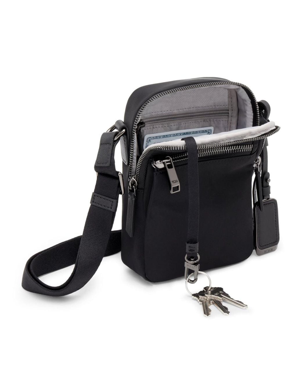 Tumi Black Nylon Voyageur Persia Cross-Body Bag
