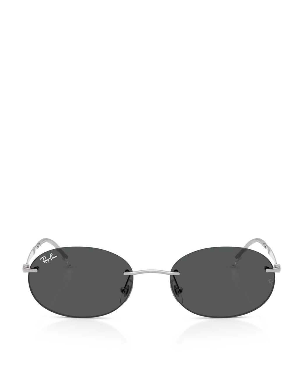 Ray-Ban Gray Rb3767 Metal Oval Sunglasses