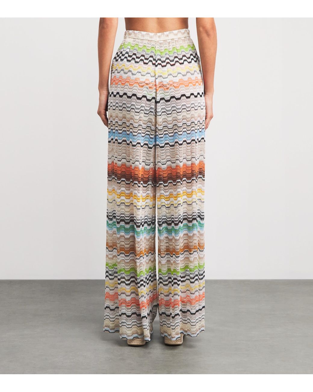 Missoni Multicolor Zigzag Wide-Leg Trousers