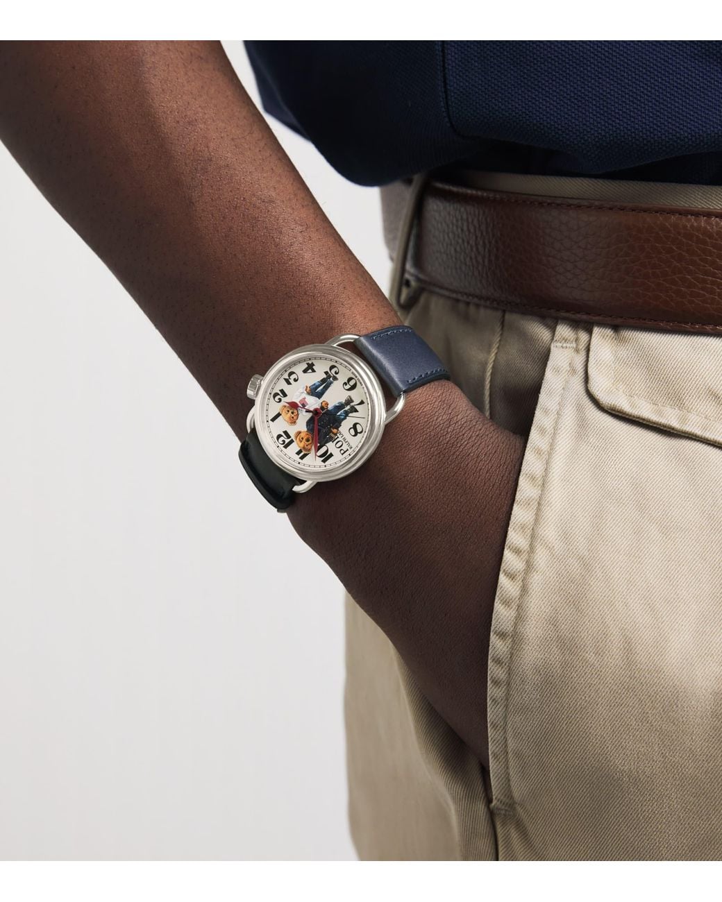 Polo Ralph Lauren Gray Stainless Steel Ralph And Ricky Bear Watch for men