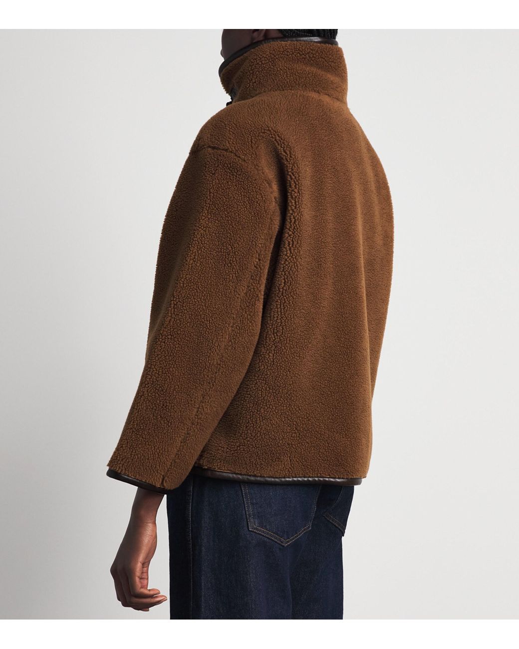 Sandro Brown Faux Fur Jacket