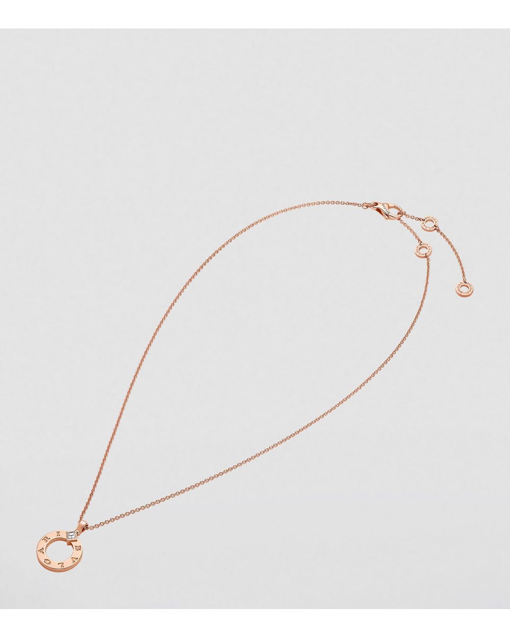 BVLGARI Metallic And Diamond Necklace