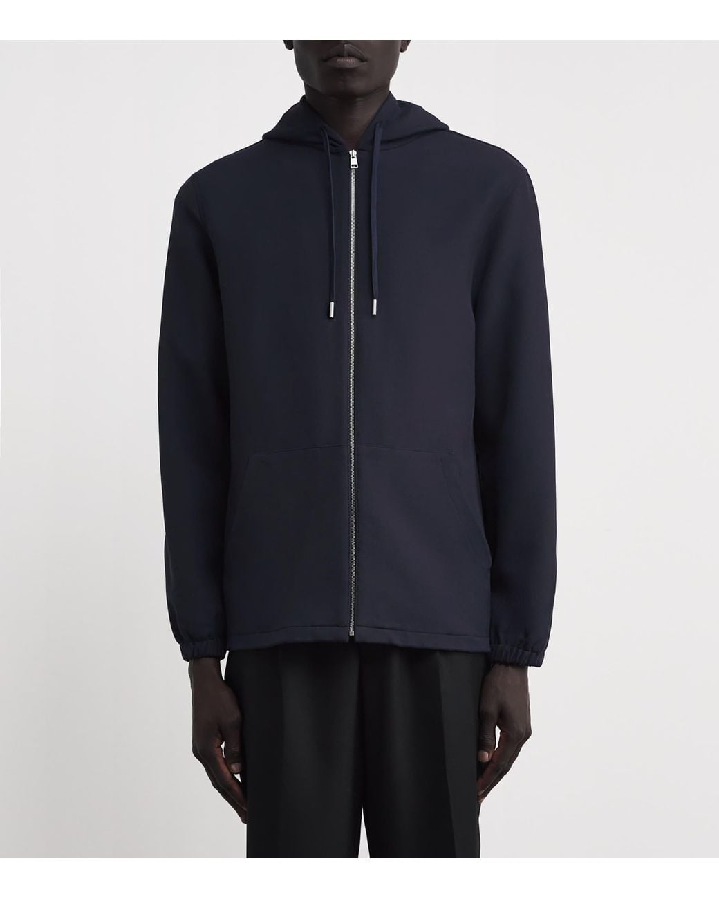 Sandro Blue Zip-Up Hoodie for men