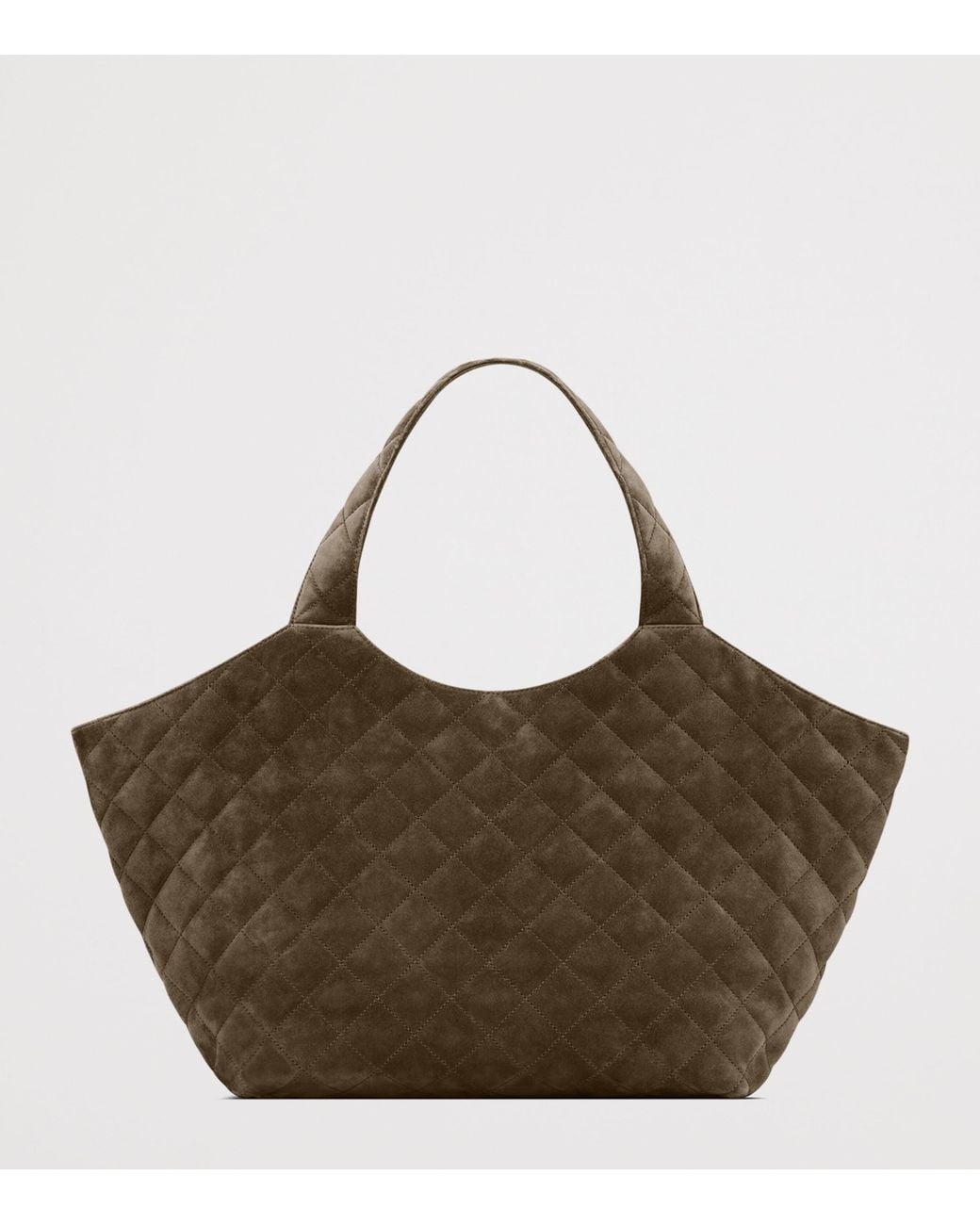 Saint Laurent Brown Medium Suede Icare Tote Bag
