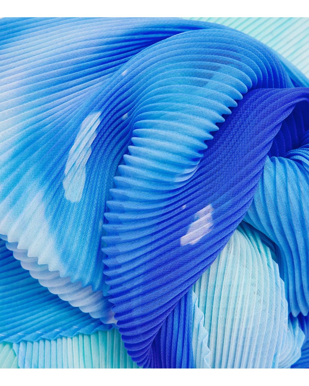 Pleats Please Issey Miyake Sea Bubble Scarf in Blue | Lyst