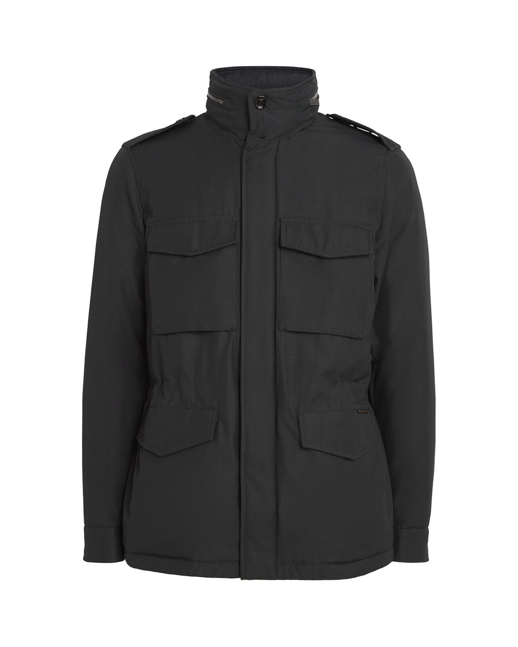 Moorer Black Field Denver Jacket for men
