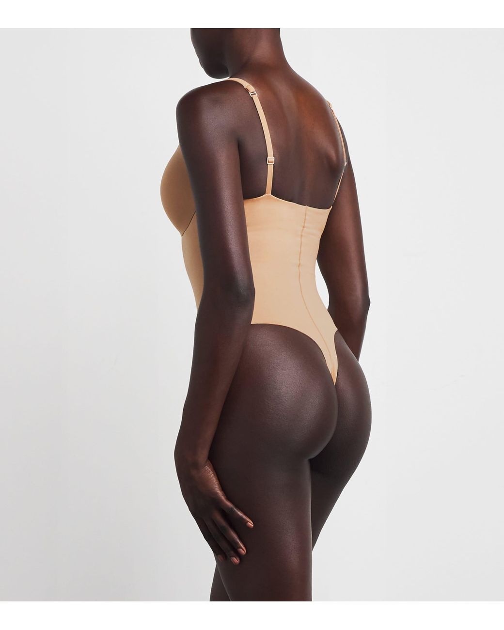 Skims Natural Ultimate Body Thong Bodysuit