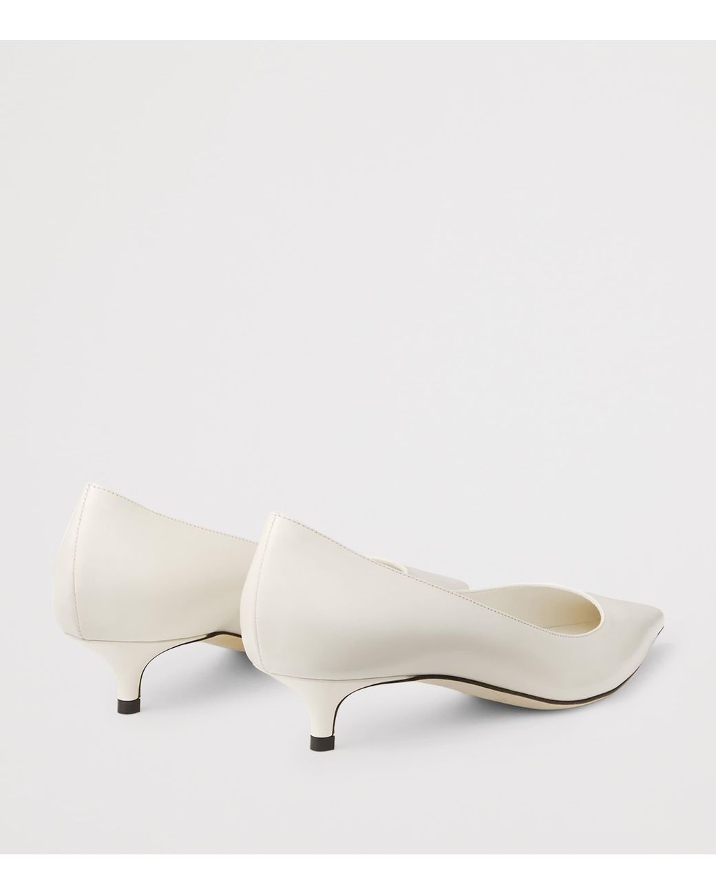 Jimmy Choo Natural Amelia 50 Leather Pumps