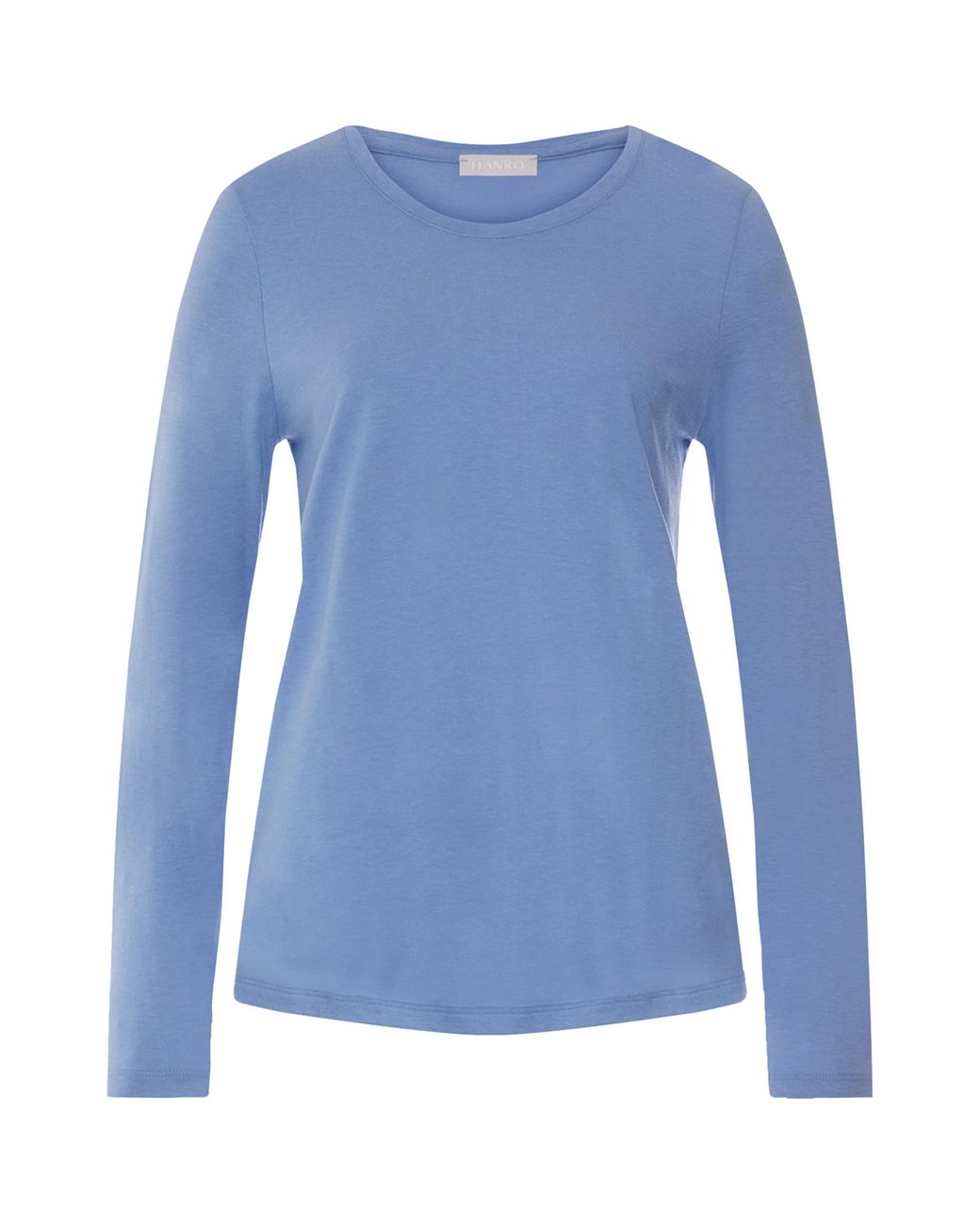 Hanro Blue Sleep & Lounge Long-Sleeve T-Shirt