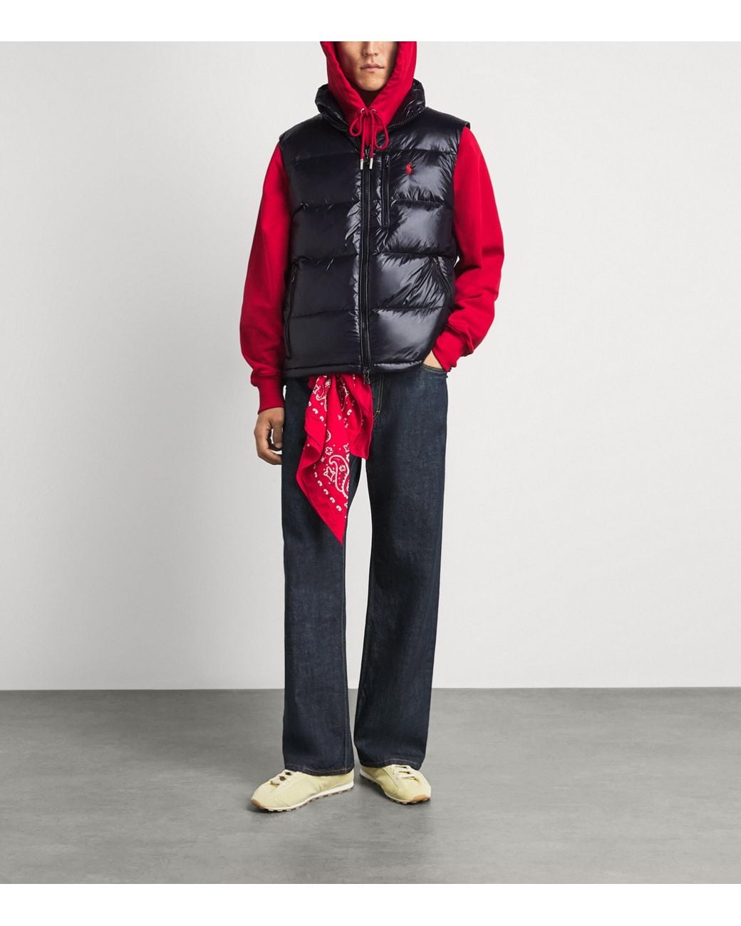 Polo Ralph Lauren Blue Gorham Down Gilet for men