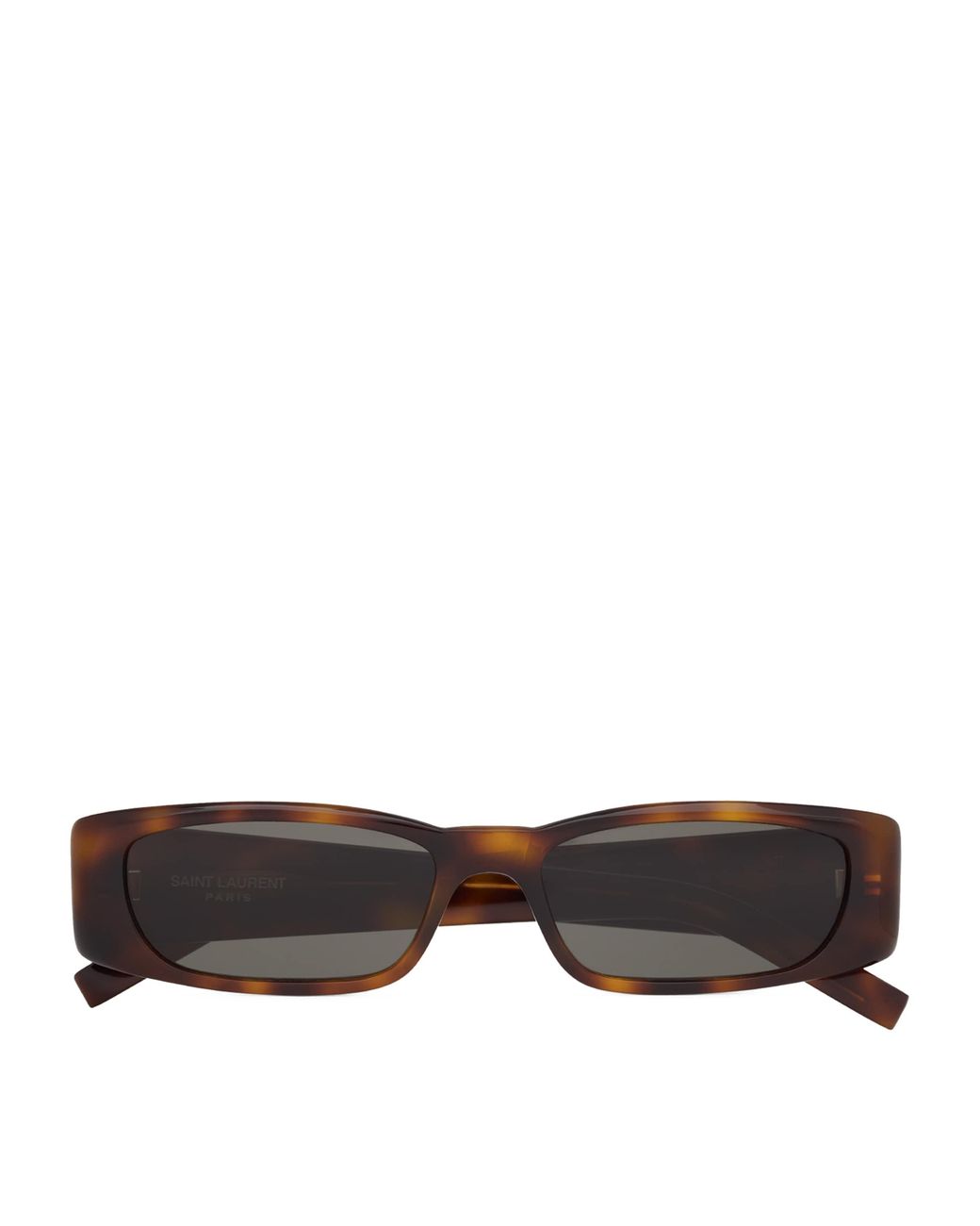 Saint Laurent Brown Rectangle Sunglasses
