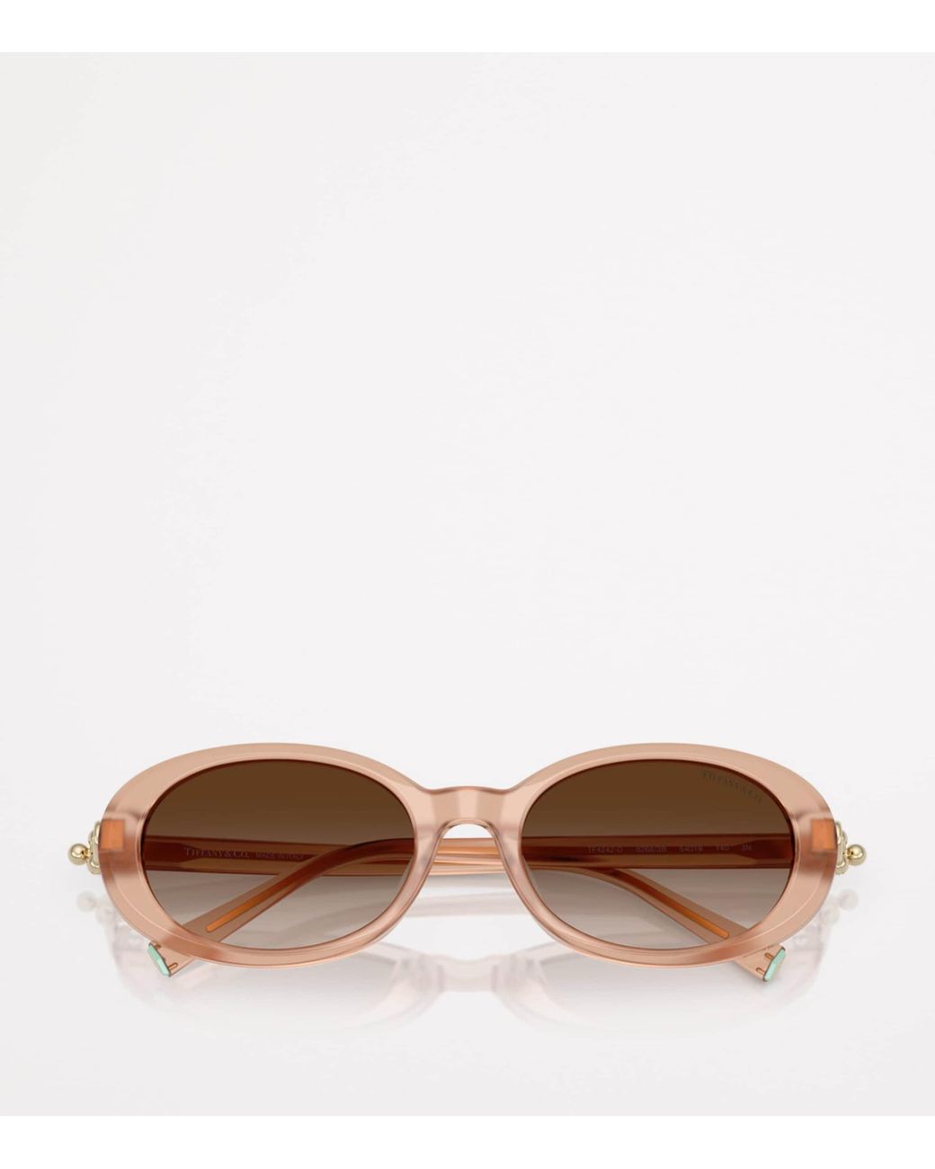 Tiffany & Co Brown Acetate Oval Tf4242D Sunglasses