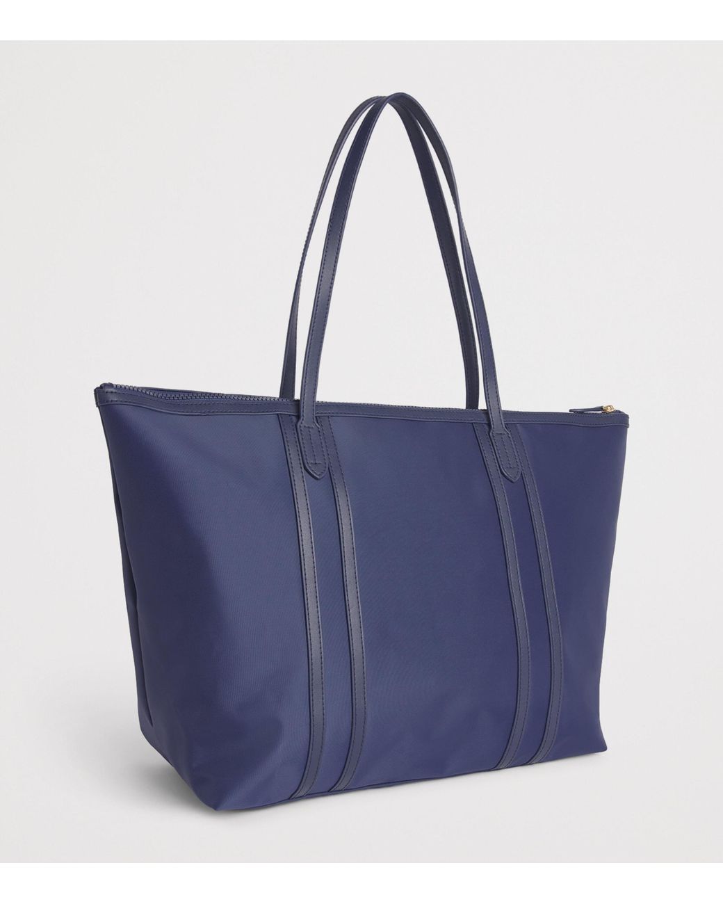 Harrods Blue Nylon Jetsetter Tote Bag