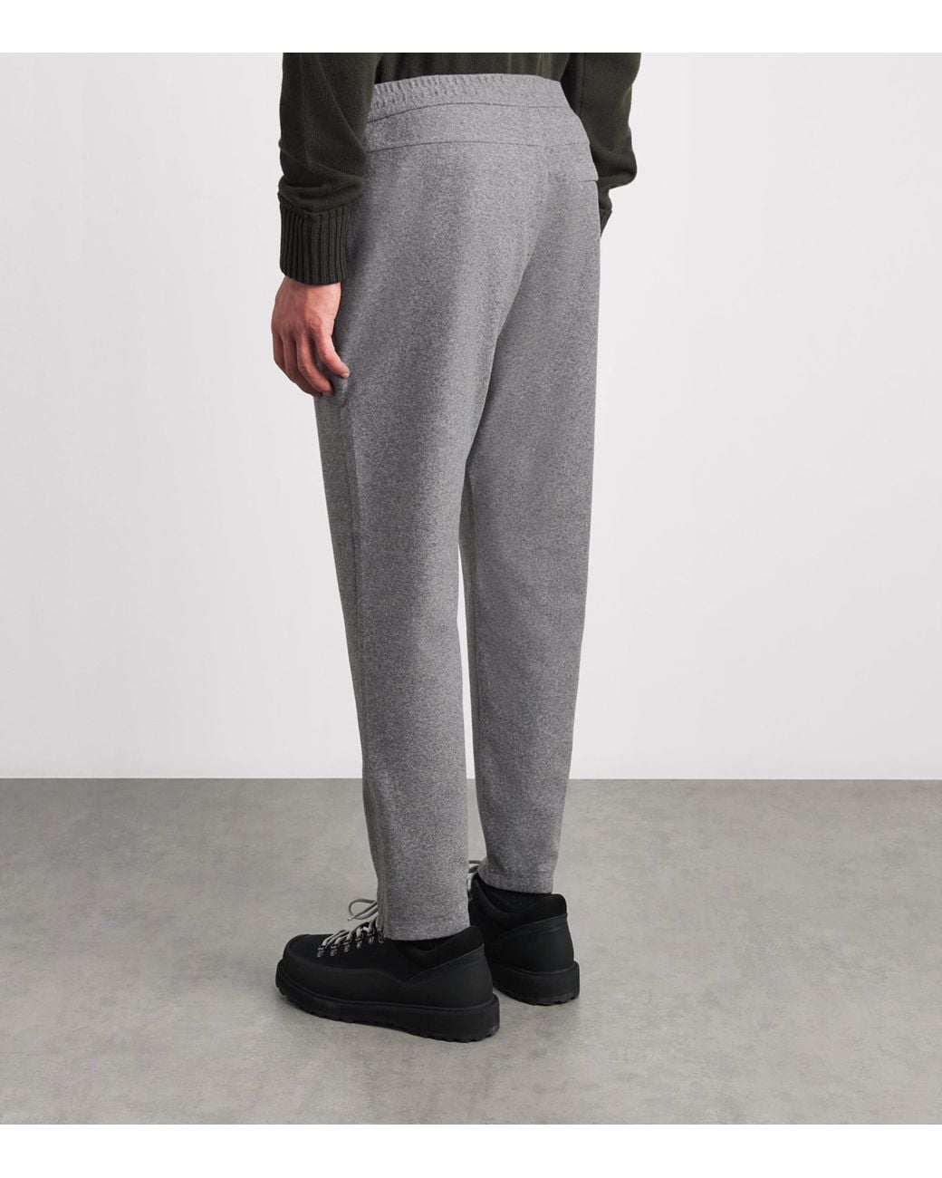 Bogner Gray Flannel Boris Trousers for men