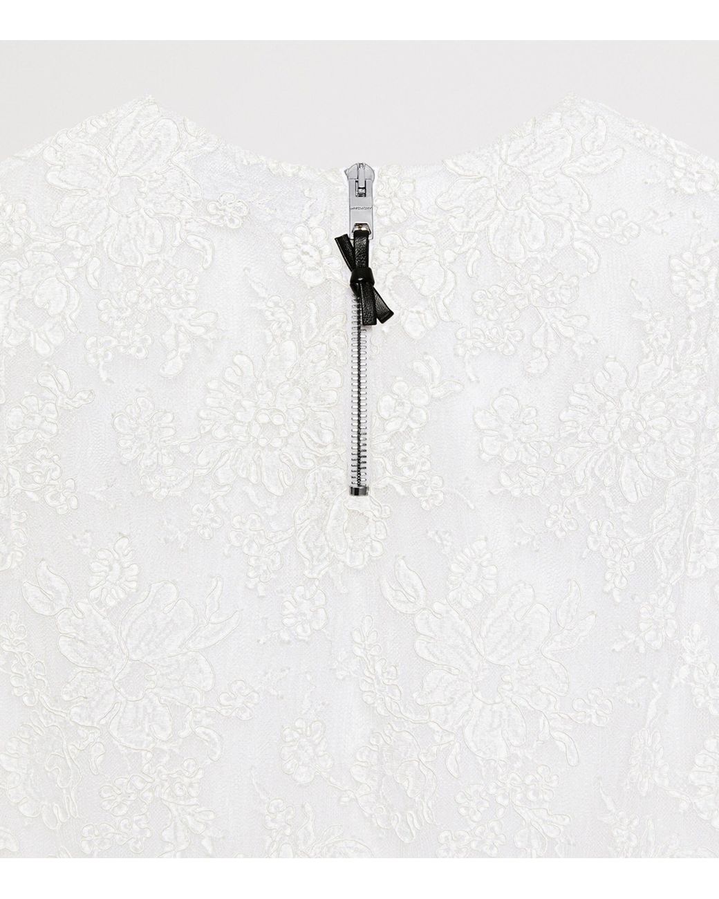 Givenchy White Lace Floral Mini Dress