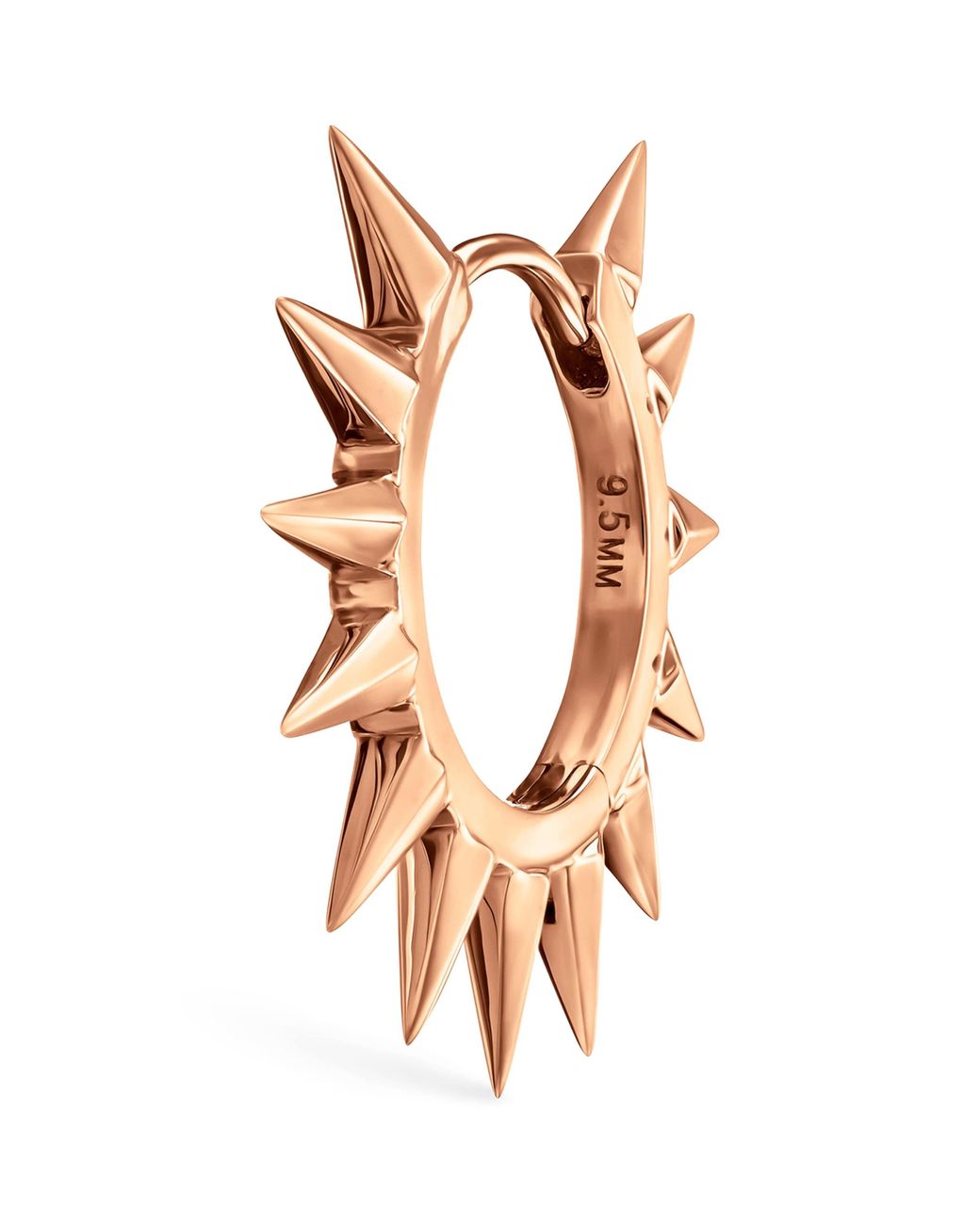 Maria Tash Metallic Metal Mohawk Hoop Earring