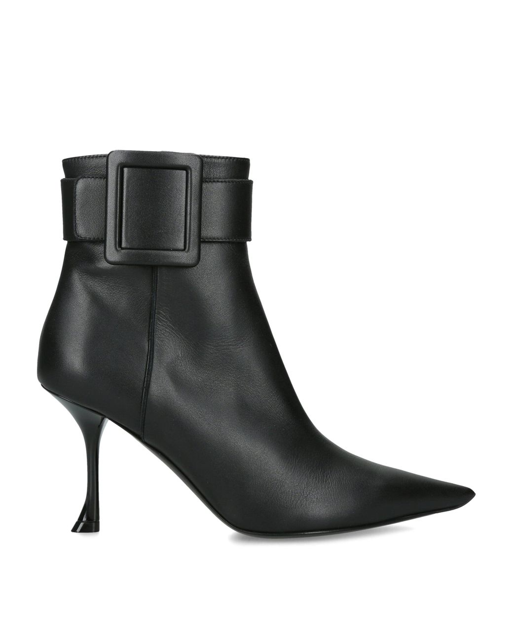 Roger Vivier Black Leather Viv'