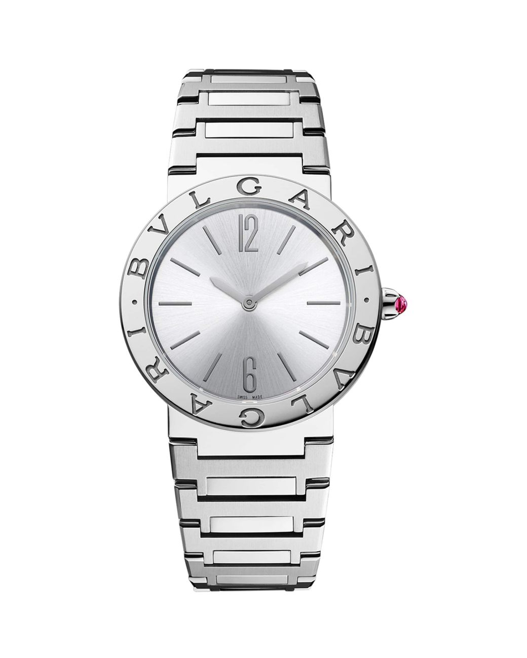 BVLGARI Metallic Stainless Steel Lady Watch
