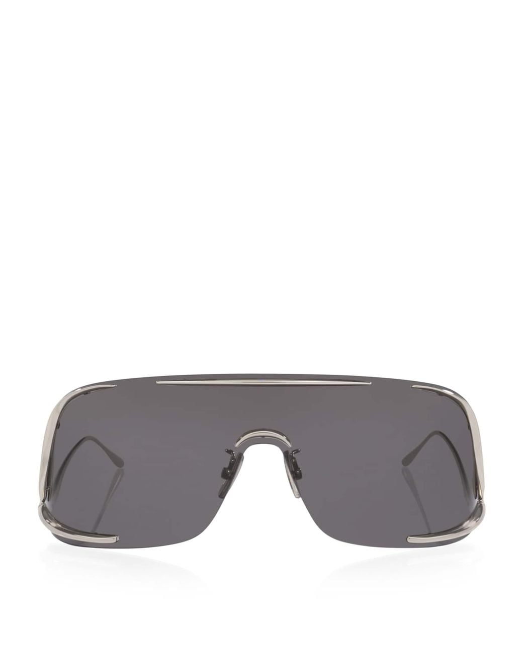 Loewe Gray Shield Mask Sunglasses