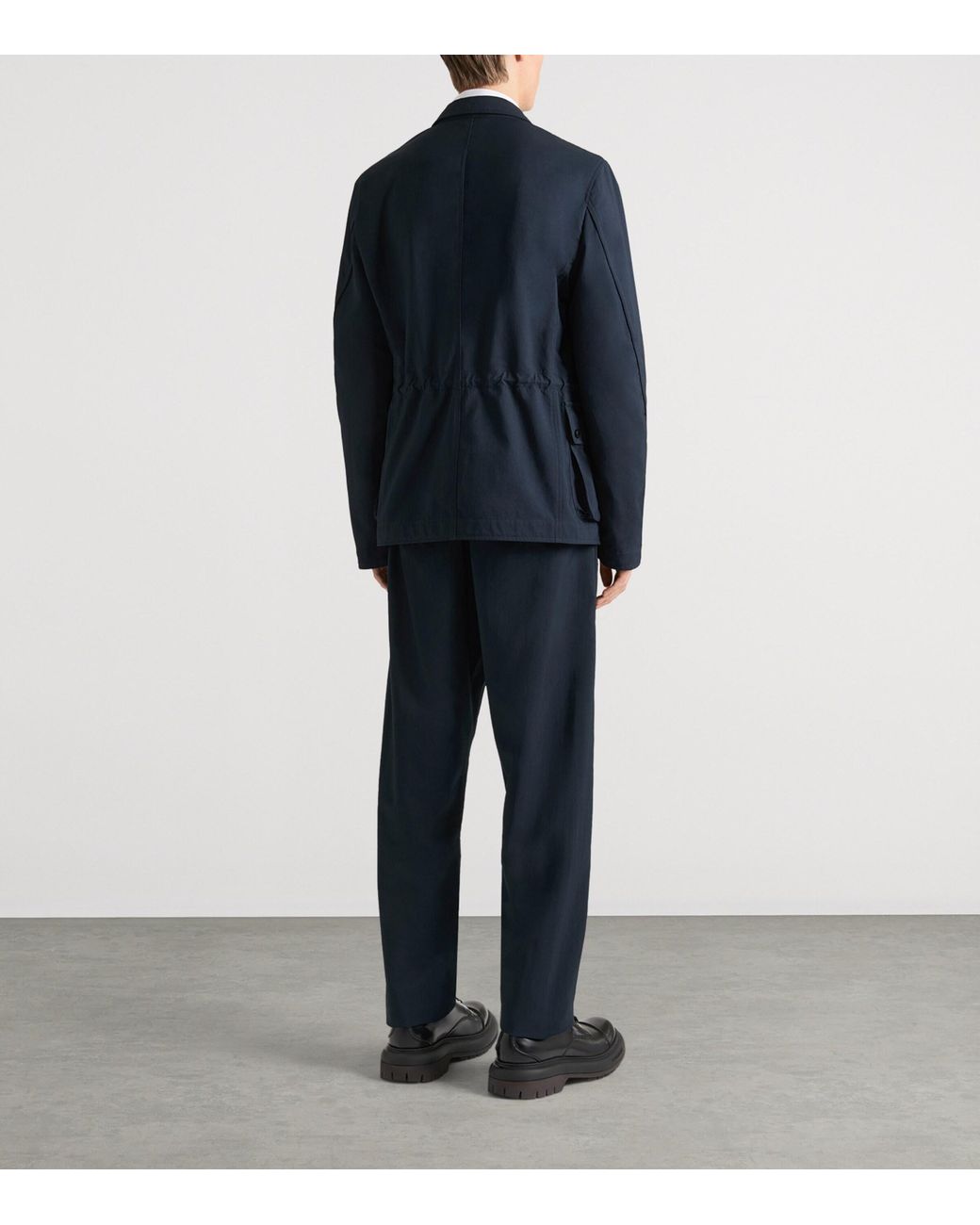 Givenchy Blue Technical Deconstructed Blazer for men