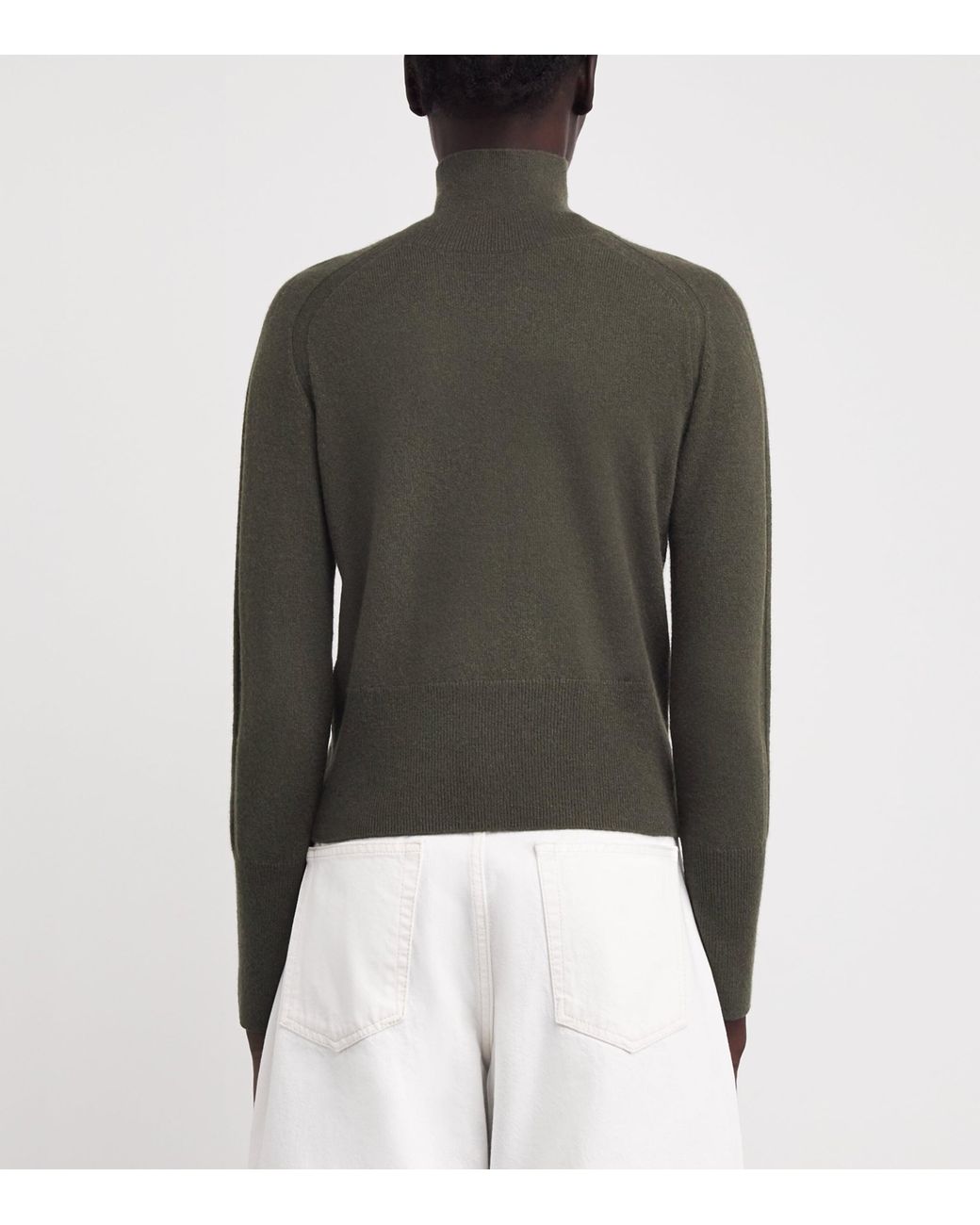 Joseph Green Cashmere Oxna High-Neck Sweater