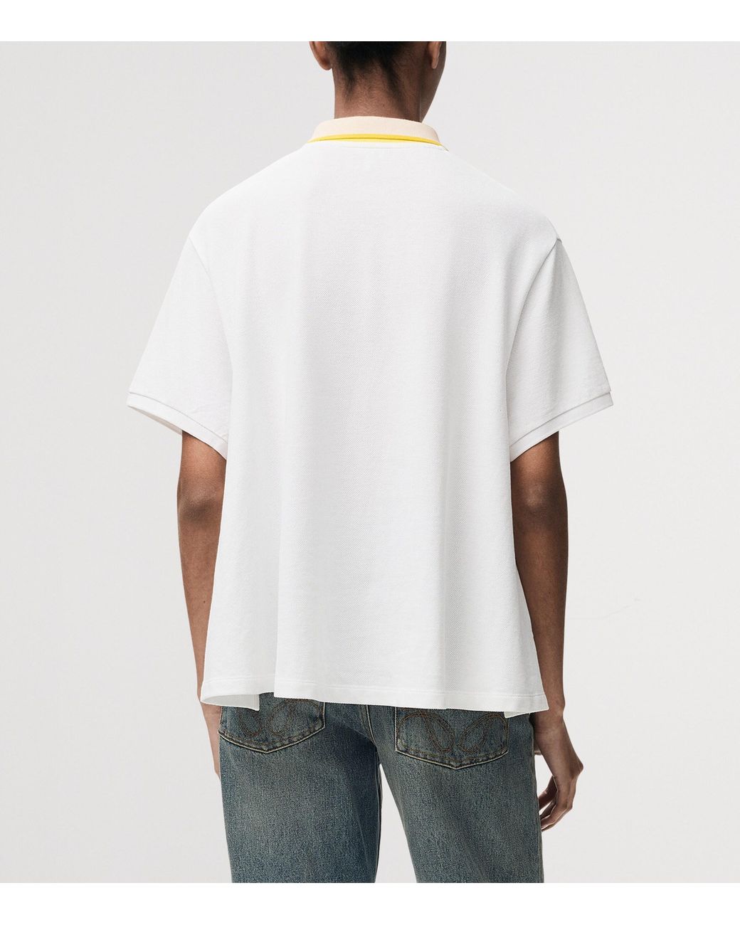 Loewe White Stretch-Cotton Polo Shirt