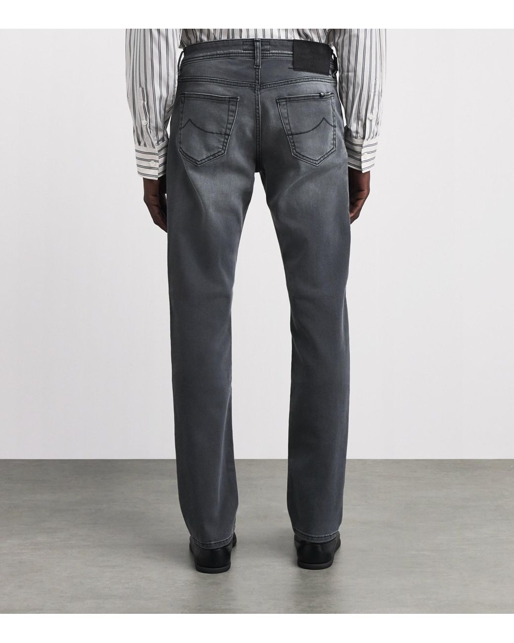 Jacob Cohen Gray Bard Slim Jeans for men