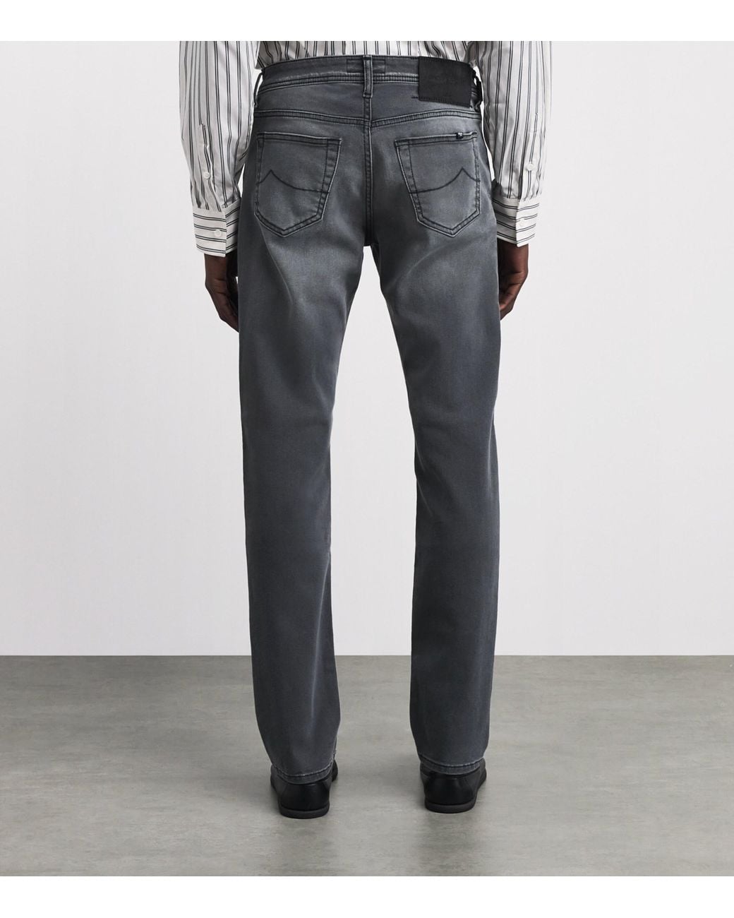 Jacob Cohen Gray Bard Slim Jeans for men