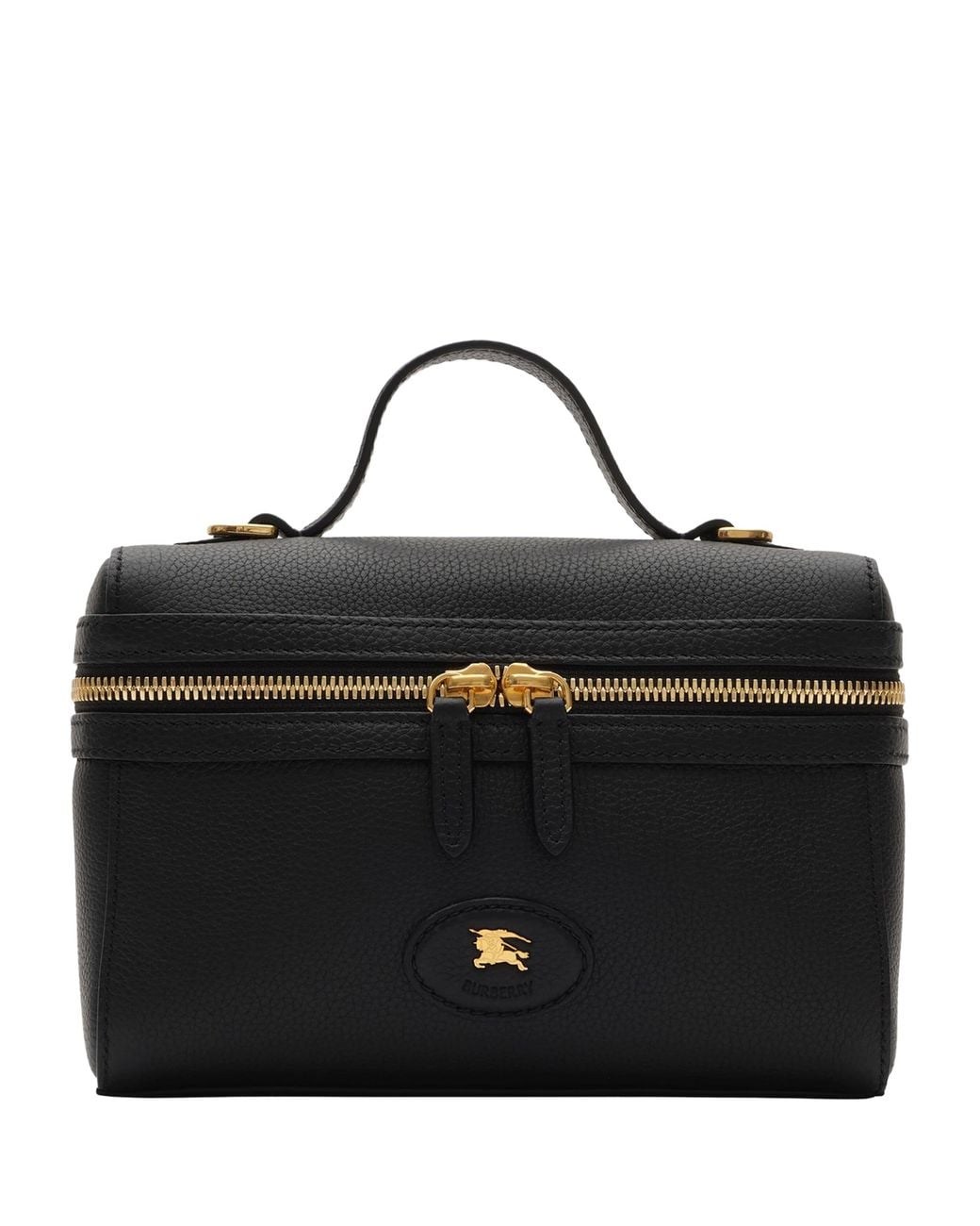 Burberry Black Leather Bloomsbury Vanity Bag