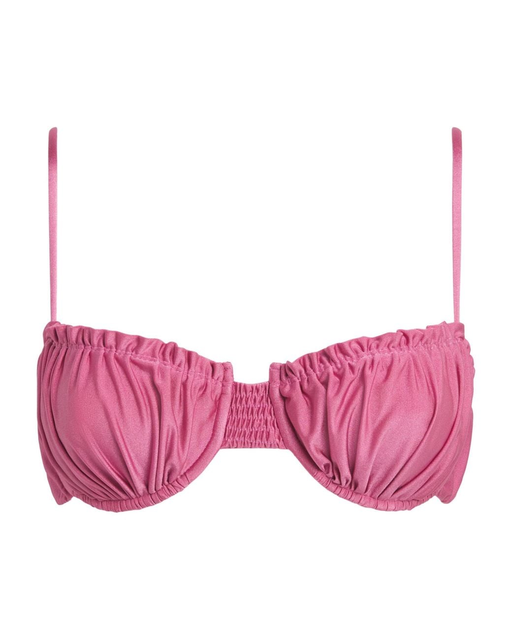 Faithfull The Brand Purple Esterel Bikini Top