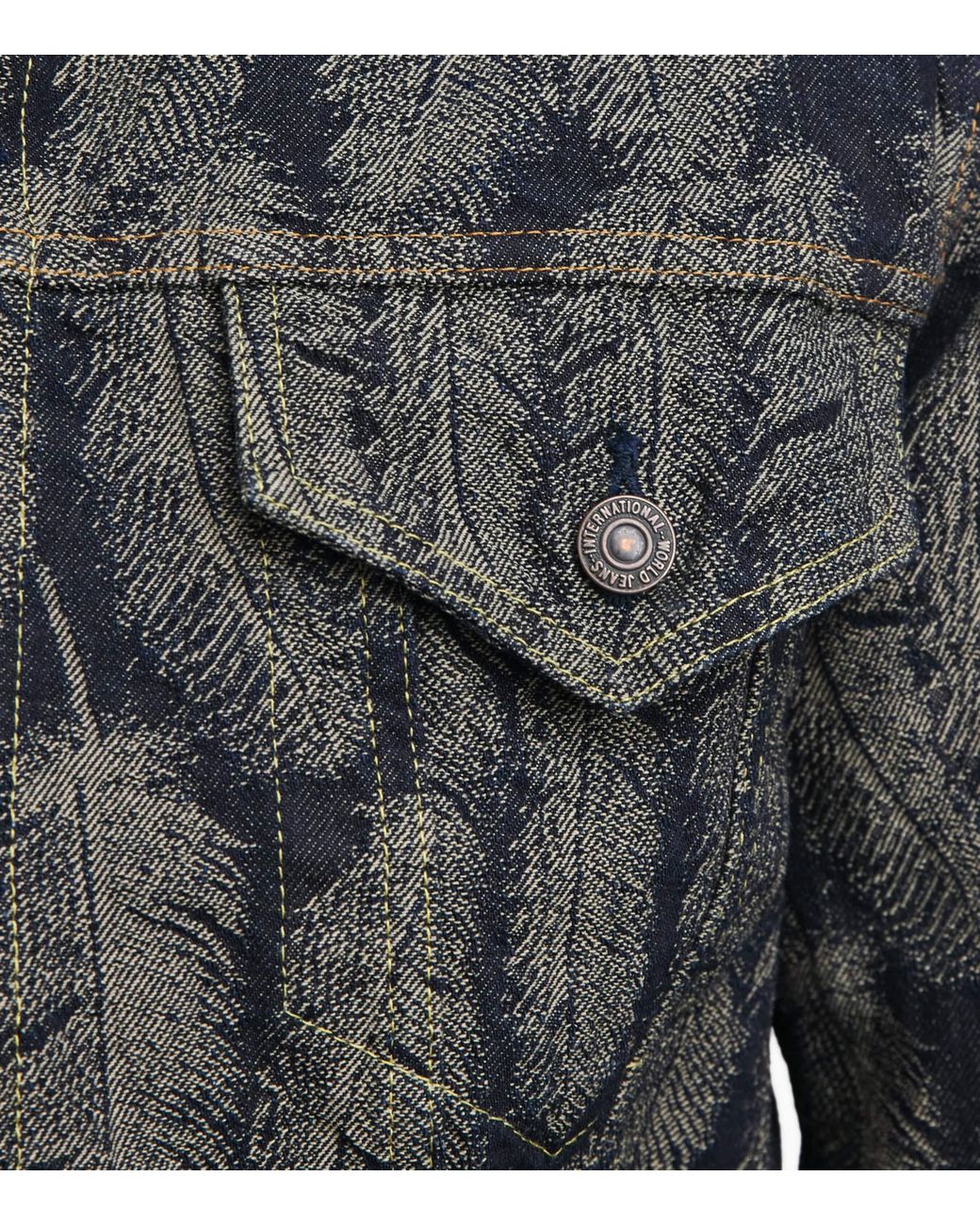 Kapital Gray Magpie Denim Jacket for men