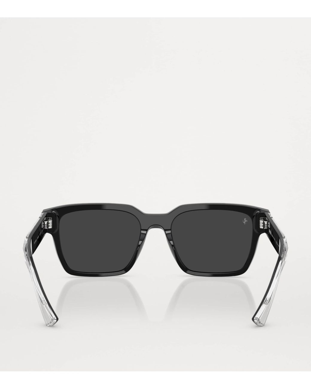 Ferrari Black Acetate Square Polarised Sunglasses