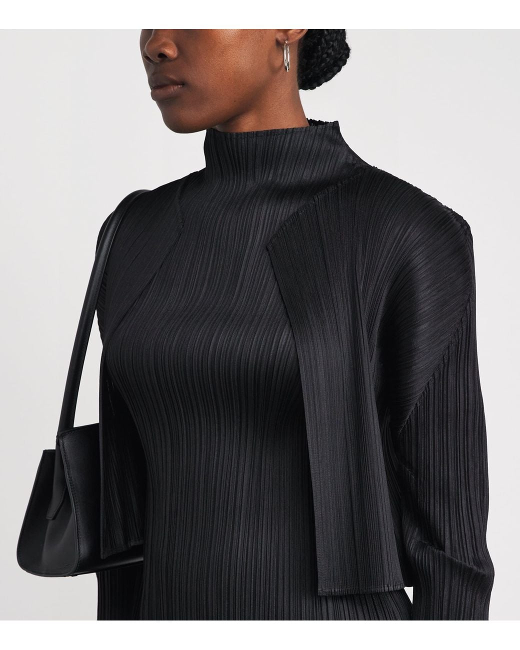 Pleats Please Issey Miyake Blue Monthly Colors September Pleated Cardigan