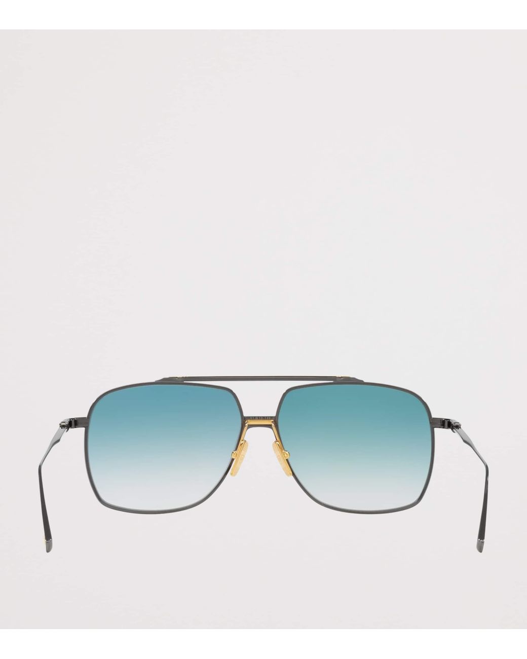 Dita Eyewear Blue Metal Alkamx Aviator Sunglasses for men