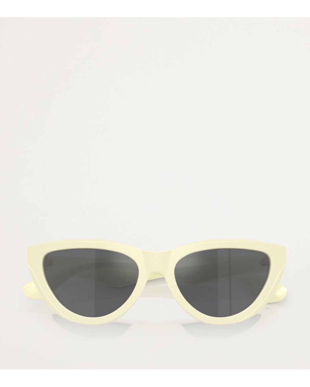 Burberry Gray Acetate Cat Eye Sunglasses