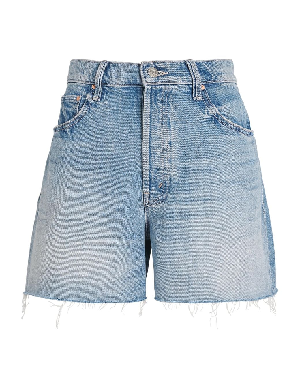 Mother Blue Extra Mile Shorts